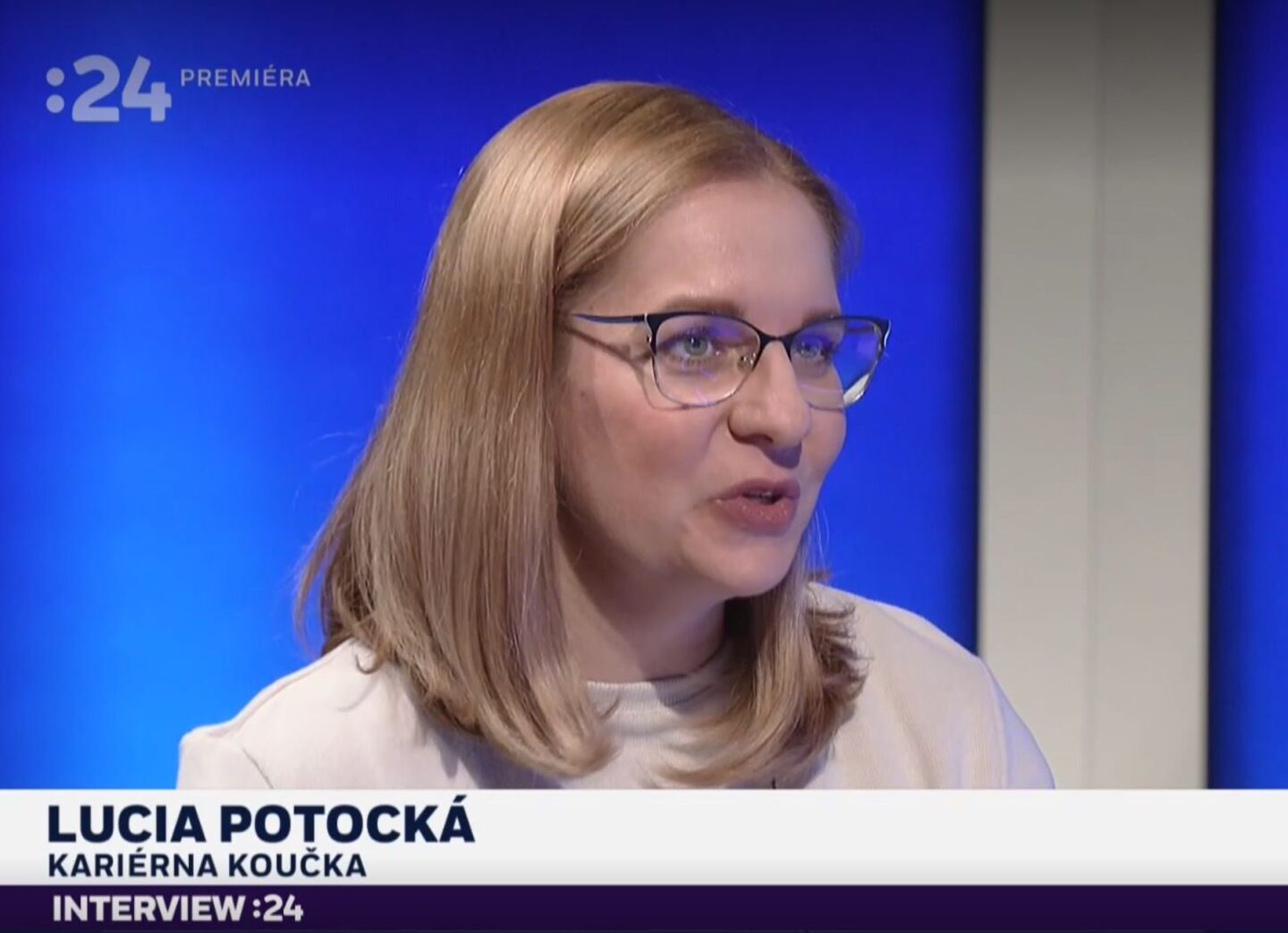Lucia Potocká na STVR v Interview 24